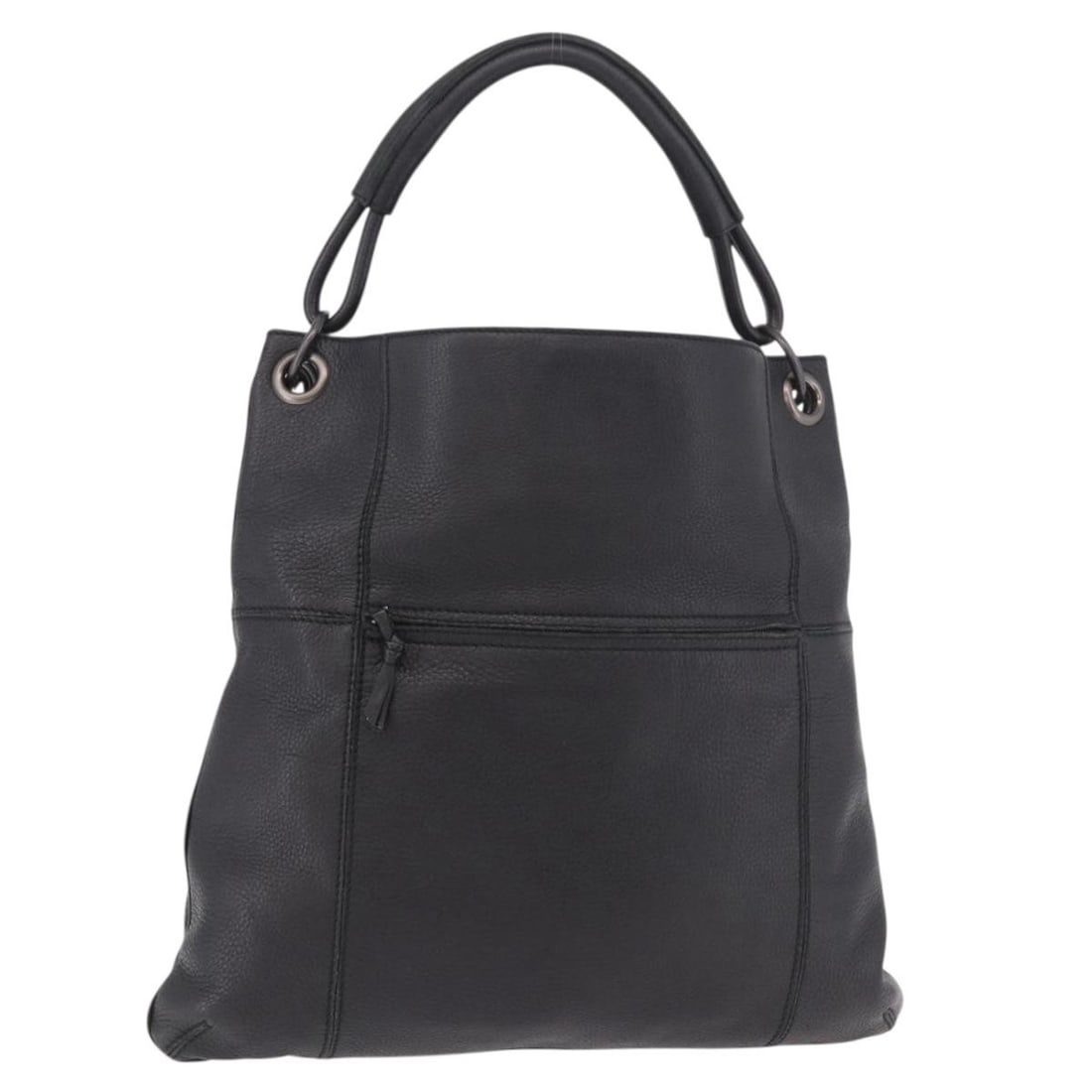 Bottega Veneta 115778 Black Leather Womens Handbag Made in Italy: Bottega Veneta 115778 Black Leather Womens Handbag Made in Italy Black leather handbag made in Italy. This women's bag has a slim profile with a structured silhouette and a handle drop suitable for ha