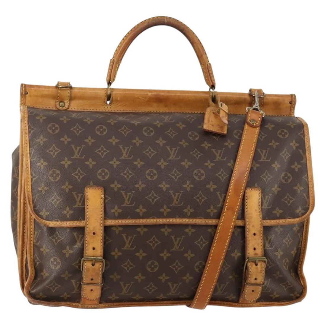 Louis Vuitton M58122 Sac Kleber Monogram Canvas Boston Travel Bag: Louis Vuitton M58122 Sac Kleber Monogram Canvas Boston Travel Bag Louis Vuitton Sac Kleber travel bag in Monogram canvas, presented in a Boston bag style. It comes with a name tag and shoulder strap, 