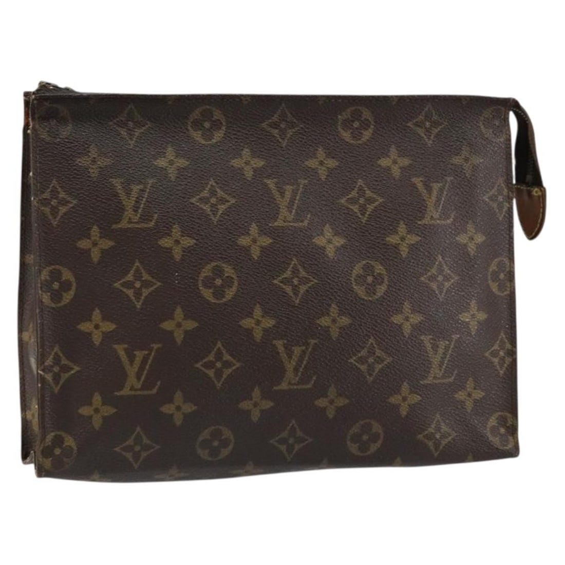 LOUIS VUITTON Monogram Poche Toilette 26 Pouch M47542 Auth France: LOUIS VUITTON Monogram Poche Toilette 26 Pouch M47542 Auth France This authentic LOUIS VUITTON Monogram Poche Toilette 26 Pouch (Model M47542) is a stylish accessory that showcases the brand's iconic 