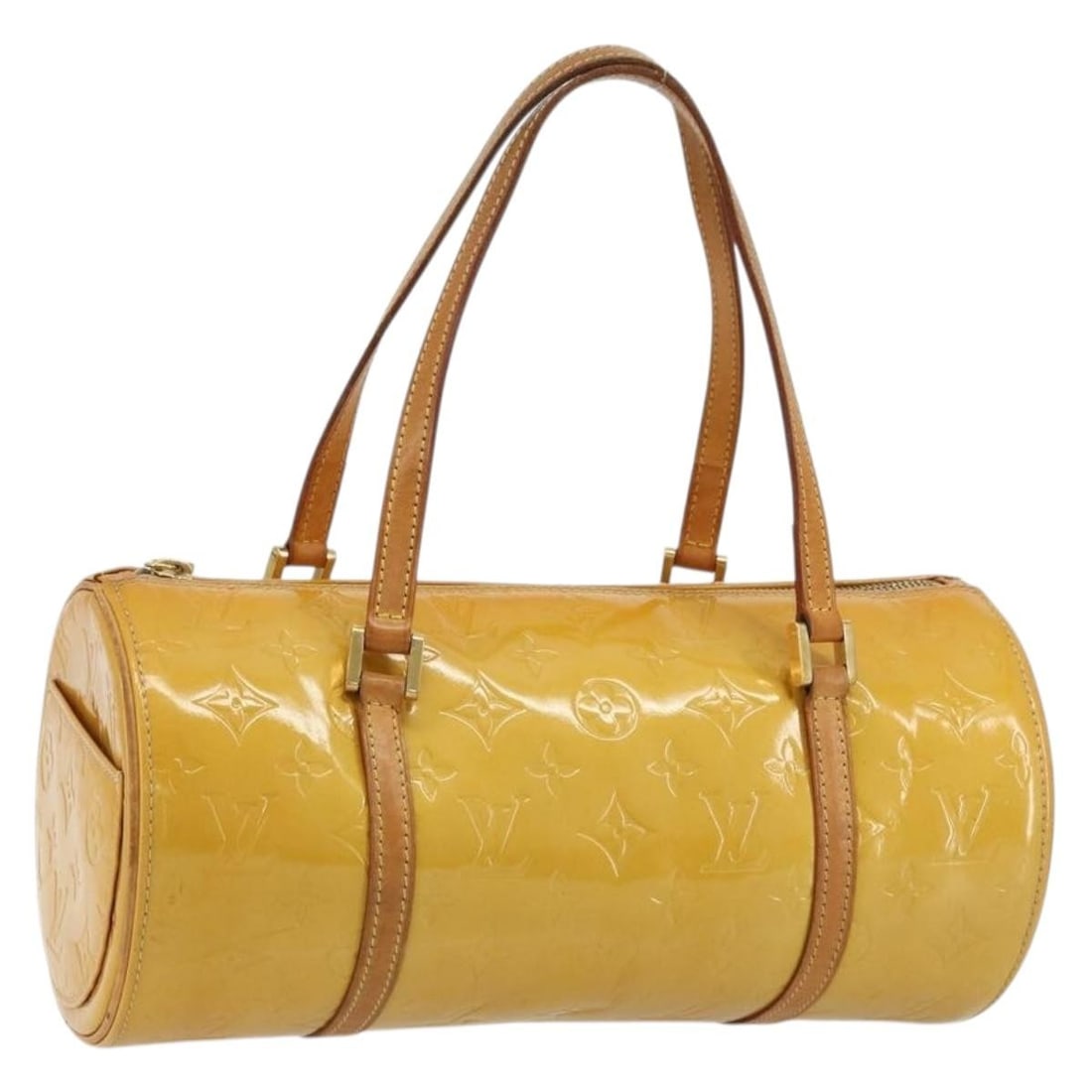 Louis Vuitton M91006 Bedford Vernis patent leather handbag beige (1 of 18)