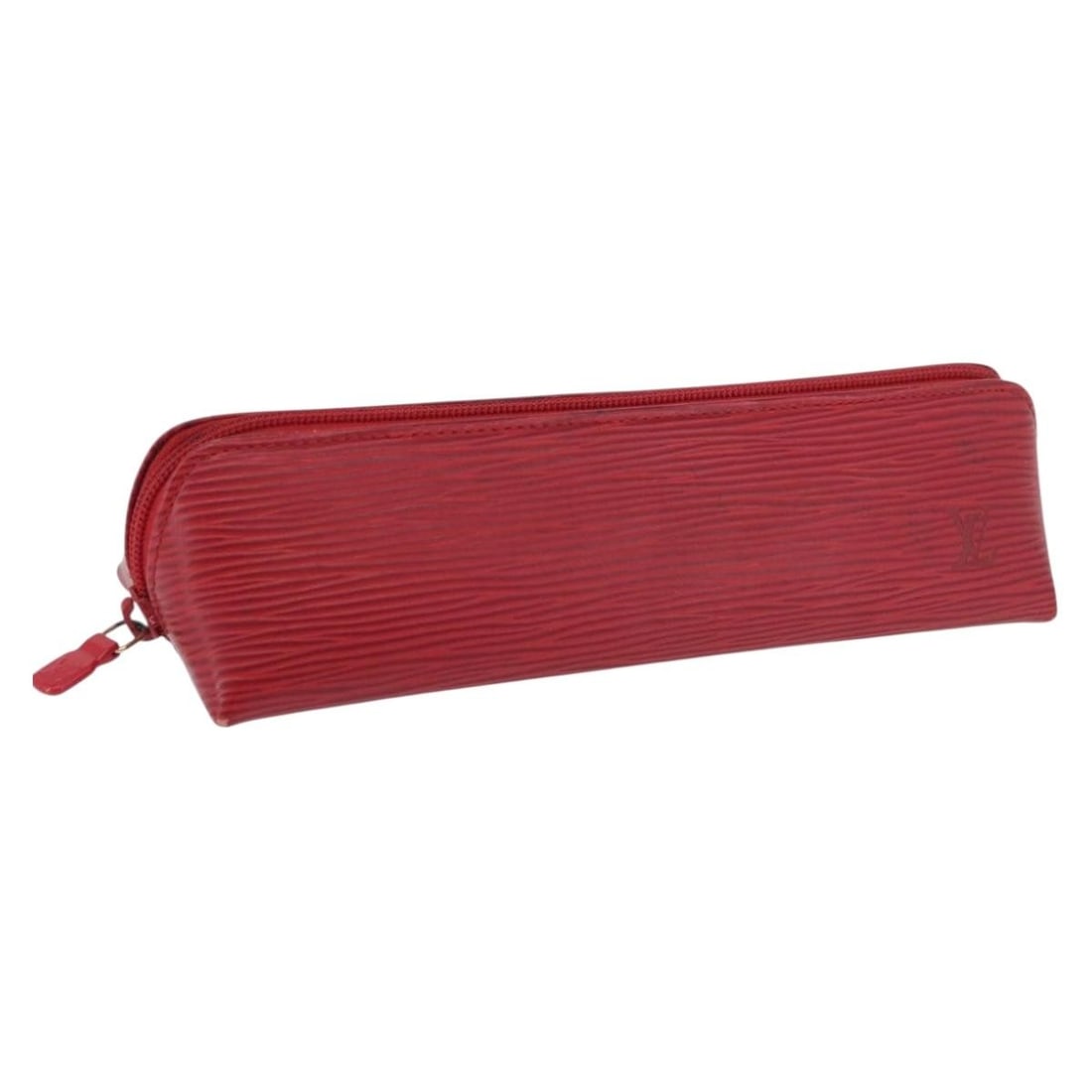 Louis Vuitton Epi Leather Red Pen Case M56547: Louis Vuitton Epi Leather Red Pen Case M56547 This Louis Vuitton Epi Trousse Crayons Pen Case in red features durable Epi leather with a structured shape. Designed for women, it is made in France and 