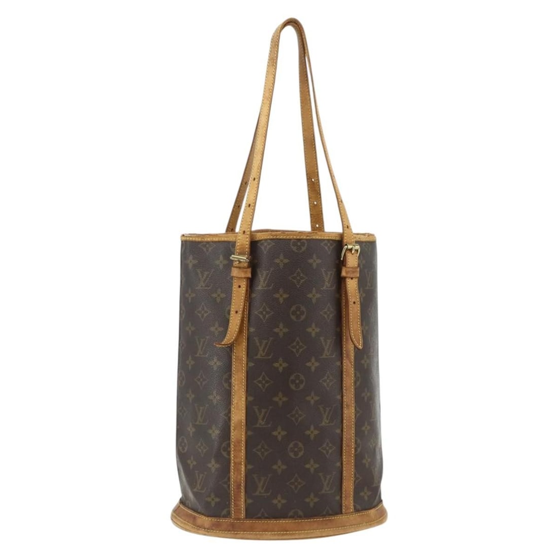 Louis Vuitton M42236 GM Bucket Shoulder Bag Monogram Canvas: Louis Vuitton M42236 GM Bucket Shoulder Bag Monogram Canvas Louis Vuitton Monogram Bucket GM shoulder bag in Monogram Canvas, made in France. The bag is identified by product no. M42236 and serial no.