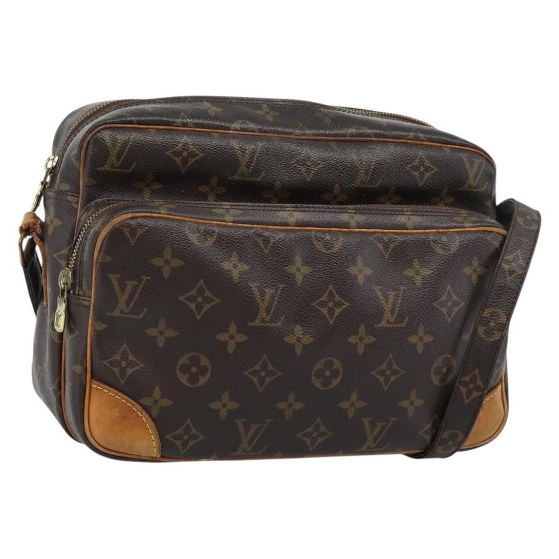 Louis Vuitton M45244 Nile Monogram Canvas Shoulder Bag: Louis Vuitton M45244 Nile Monogram Canvas Shoulder Bag Louis Vuitton Nile shoulder bag in Monogram canvas, made in France. This women's bag is sold as the photographed item only and does not include t