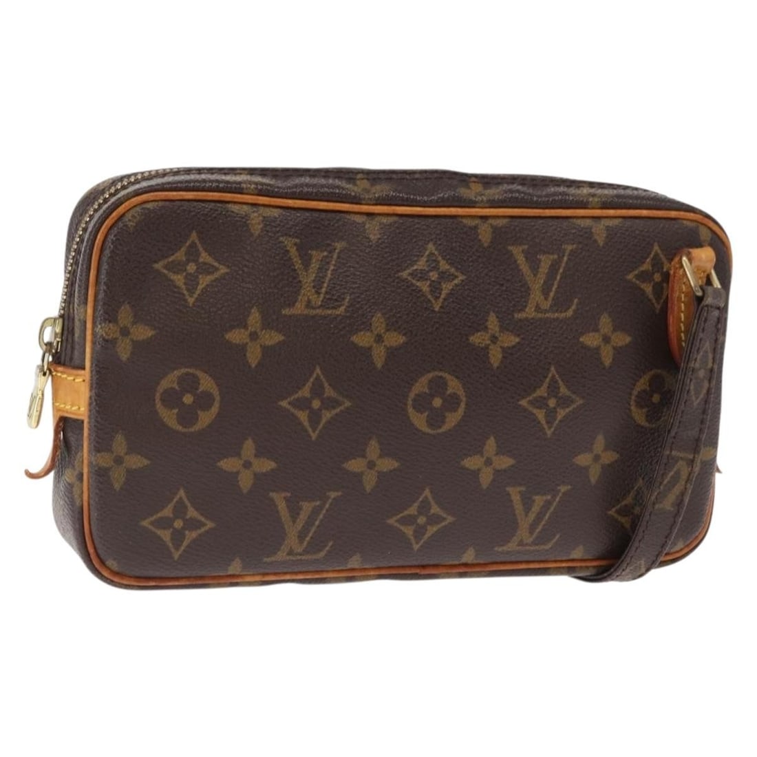 Louis Vuitton Marly Bandouliere Monogram Canvas Shoulder Bag M51828 France: Louis Vuitton Marly Bandouliere Monogram Canvas Shoulder Bag M51828 France This Louis Vuitton Marly Bandouliere shoulder bag features the brand's iconic Monogram canvas exterior. The bag includes an a
