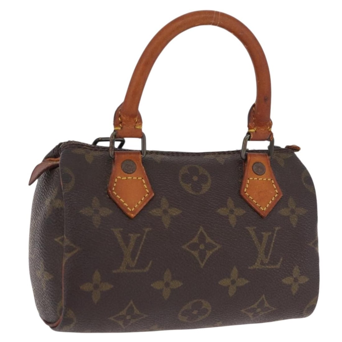 Louis Vuitton Mini Speedy M41534 Monogram Canvas Handbag: Louis Vuitton Mini Speedy M41534 Monogram Canvas Handbag This Louis Vuitton Monogram Mini Speedy is a hand bag crafted from Monogram Canvas in the classic Monogram colorway. Made in France, it feature