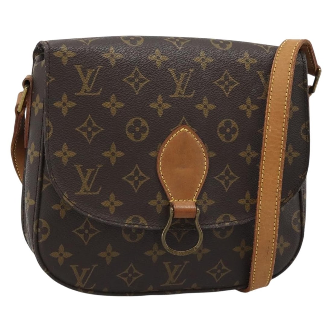 Louis Vuitton M51242 Saint Cloud GM Monogram Canvas Shoulder Bag: Louis Vuitton M51242 Saint Cloud GM Monogram Canvas Shoulder Bag Louis Vuitton Saint Cloud GM shoulder bag in Monogram Canvas, made in France. The bag features the classic Monogram color and comes in 