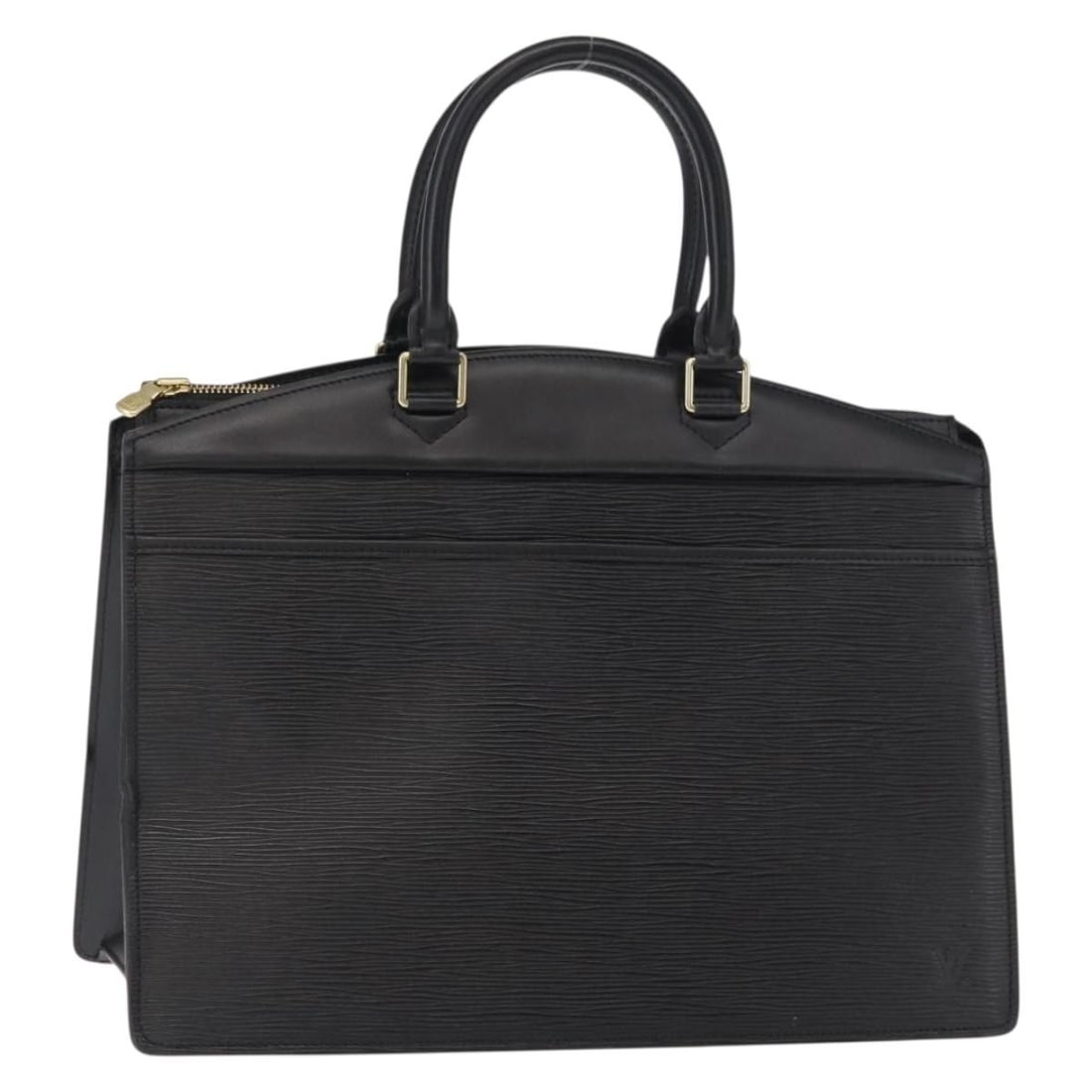 Louis Vuitton Epi Leather Riviera Noir Black M48182 Handbag: Louis Vuitton Epi Leather Riviera Noir Black M48182 Handbag This Louis Vuitton Epi Riviera hand bag in Noir (Black) is crafted from durable Epi leather and features a structured silhouette. Designed f