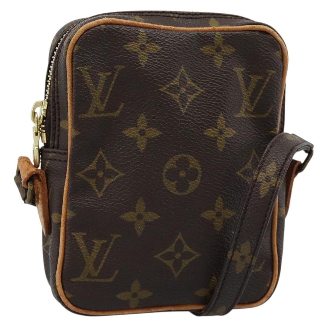 Louis Vuitton M45268 Mini Danube Monogram Canvas Shoulder Bag: Louis Vuitton M45268 Mini Danube Monogram Canvas Shoulder Bag Louis Vuitton Monogram Mini Danube shoulder bag in monogram canvas. This women's bag is made in France and includes only the item shown; t