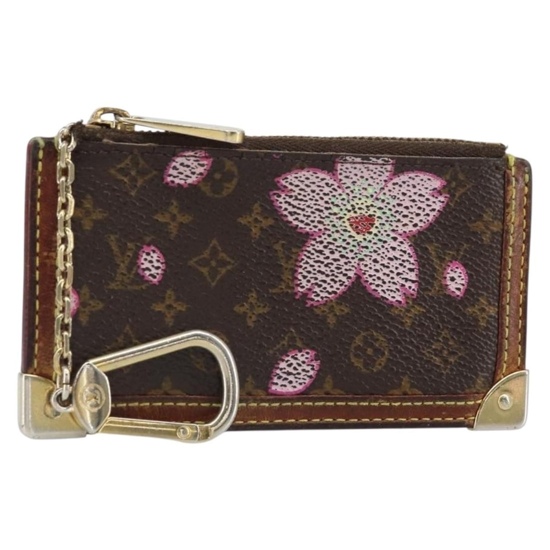 Louis Vuitton Cherry Blossom Canvas Coin Purse M92015 Monogram (1 of 18)