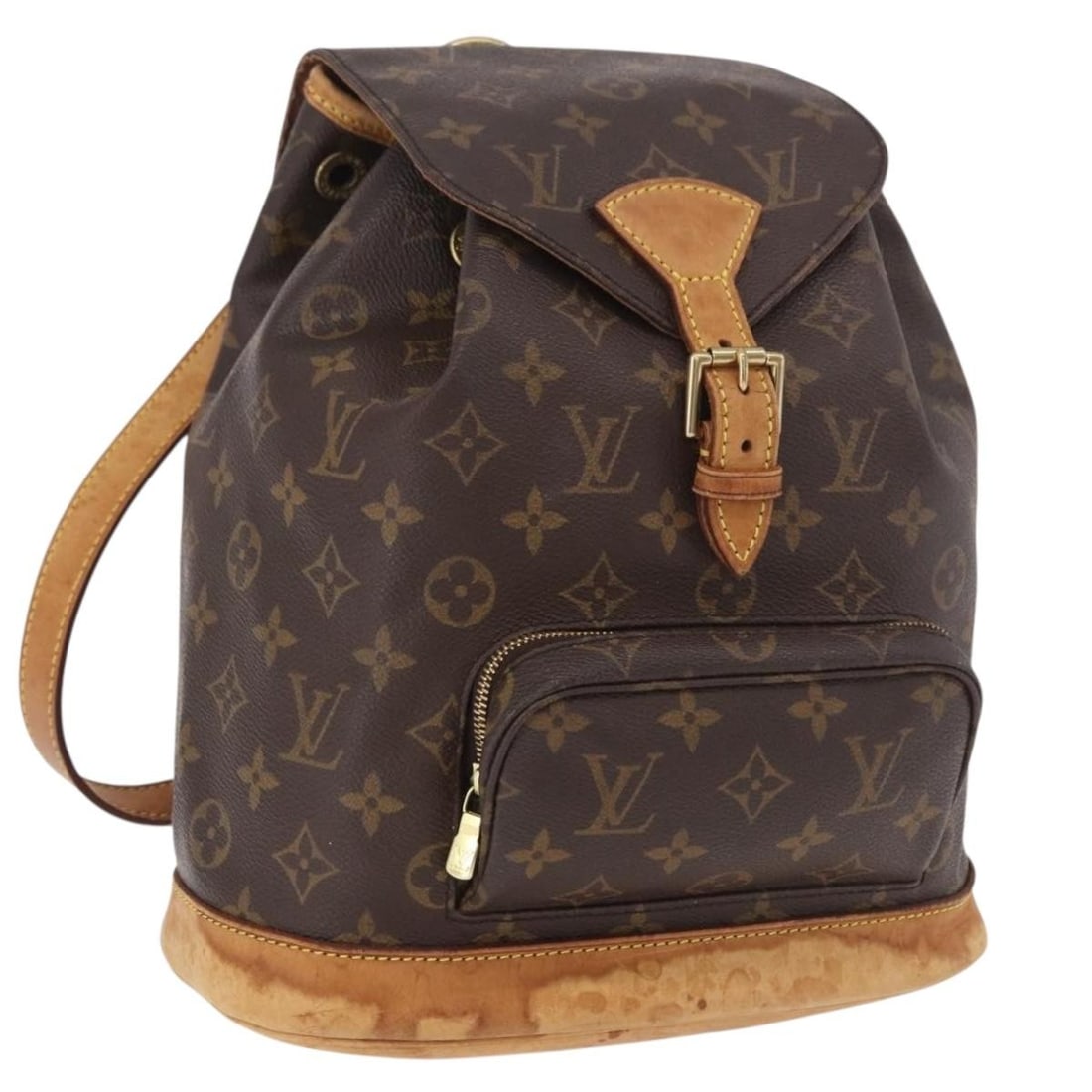 Louis Vuitton M51136 Montsouris MM Monogram Canvas Backpack: Louis Vuitton M51136 Montsouris MM Monogram Canvas Backpack Louis Vuitton Montsouris MM backpack in Monogram Canvas with Monogram color pattern. Made in France, this style is identified by product num