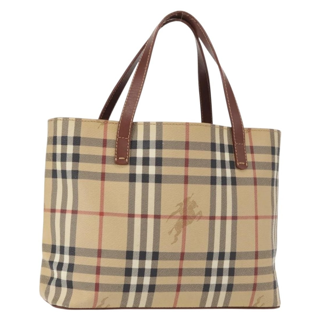 Burberry Nova Check PVC beige gold handbag Italy: Burberry Nova Check PVC beige gold handbag Italy This BURBERRY Nova Check handbag features a beige and gold PVC leather exterior with the brand's signature pattern. Designed for women, it is made in I