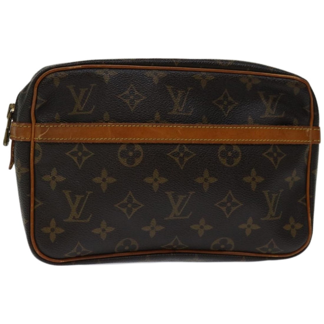 Louis Vuitton Compiegne 23 Monogram Canvas Clutch M51847 France: Louis Vuitton Compiegne 23 Monogram Canvas Clutch M51847 France Louis Vuitton Compiegne 23 clutch bag in Monogram Canvas, made in France. This women's clutch features the classic Monogram exterior and