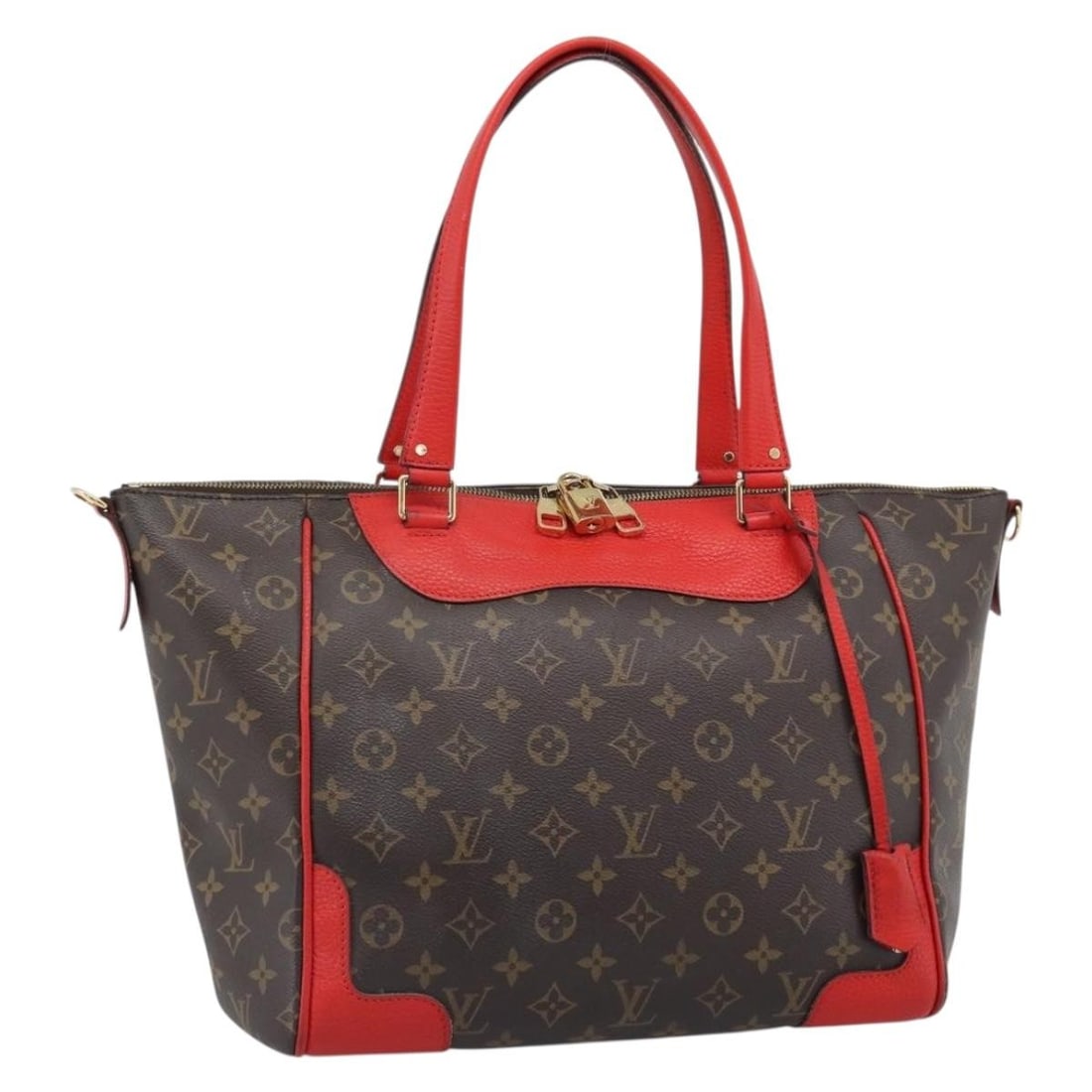 Louis Vuitton Estrella MM Monogram Canvas Tote M51193: Louis Vuitton Estrella MM Monogram Canvas Tote M51193 Louis Vuitton Monogram Estrella MM tote bag in Monogram Canvas, made in France. It comes with a padlock, one key, and a clochette. The bag is desc