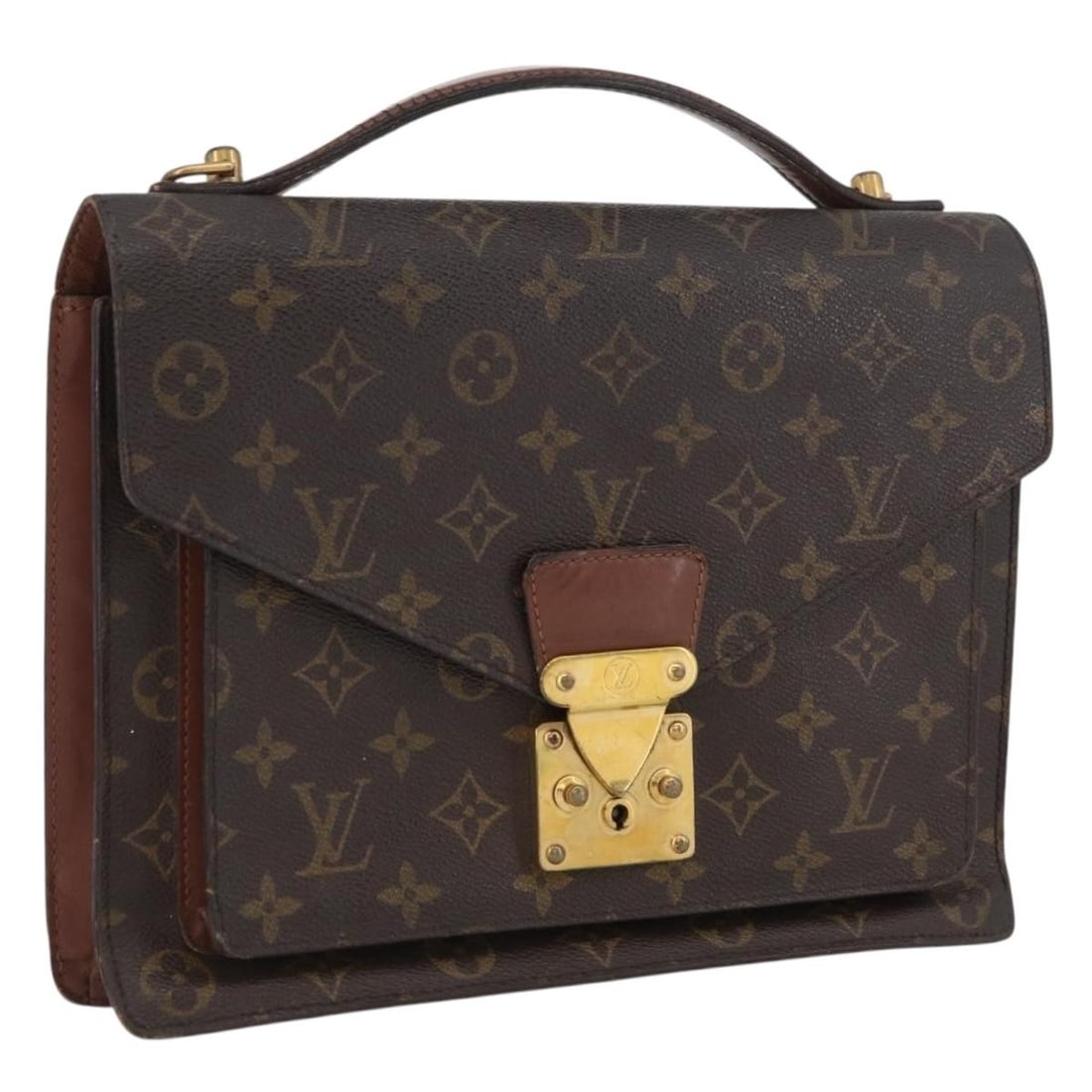 Louis Vuitton M51185 Monceau 28 Monogram Canvas Handbag: Louis Vuitton M51185 Monceau 28 Monogram Canvas Handbag Louis Vuitton Monceau 28 hand bag in Monogram Canvas, made in France. This women's bag features the Monogram colorway and comes with the item sh