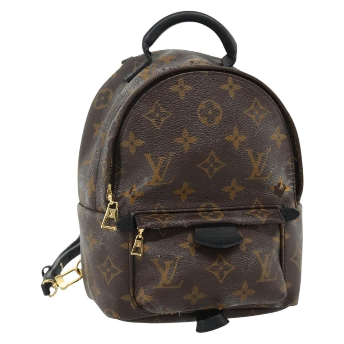 Louis Vuitton Palm Springs Mini Monogram Canvas Backpack M44873: Louis Vuitton Palm Springs Mini Monogram Canvas Backpack M44873 This is a Louis Vuitton Palm Springs Mini Backpack, model M44873, crafted from signature monogram canvas. The bag is designed for women 