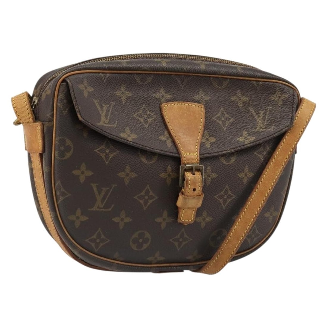 Louis Vuitton M51226 Jeune Fille MM Monogram Canvas Shoulder Bag: Louis Vuitton M51226 Jeune Fille MM Monogram Canvas Shoulder Bag Louis Vuitton Monogram Jeune Fille MM shoulder bag in Monogram Canvas, made in France. The bag measures approximately 25 cm W x 18 cm H