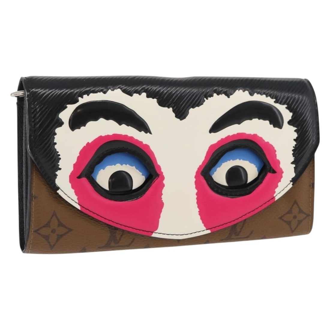 Louis Vuitton M67255 Sarah Long Wallet Monogram Reverse Canvas: Louis Vuitton M67255 Sarah Long Wallet Monogram Reverse Canvas Louis Vuitton Portefeuille Sarah long wallet in Monogram Reverse Canvas, made in Spain. This women's wallet comes in Monogram Reverse col