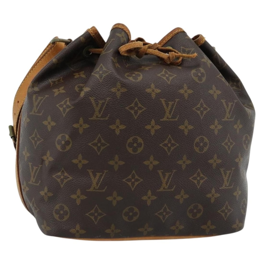 Louis Vuitton M42226 Petit Noe Monogram Canvas Shoulder Bag: Louis Vuitton M42226 Petit Noe Monogram Canvas Shoulder Bag A Louis Vuitton Monogram Petit Noe shoulder bag in Monogram Canvas, made in France. This pre-owned bag is presented in heavily used conditio