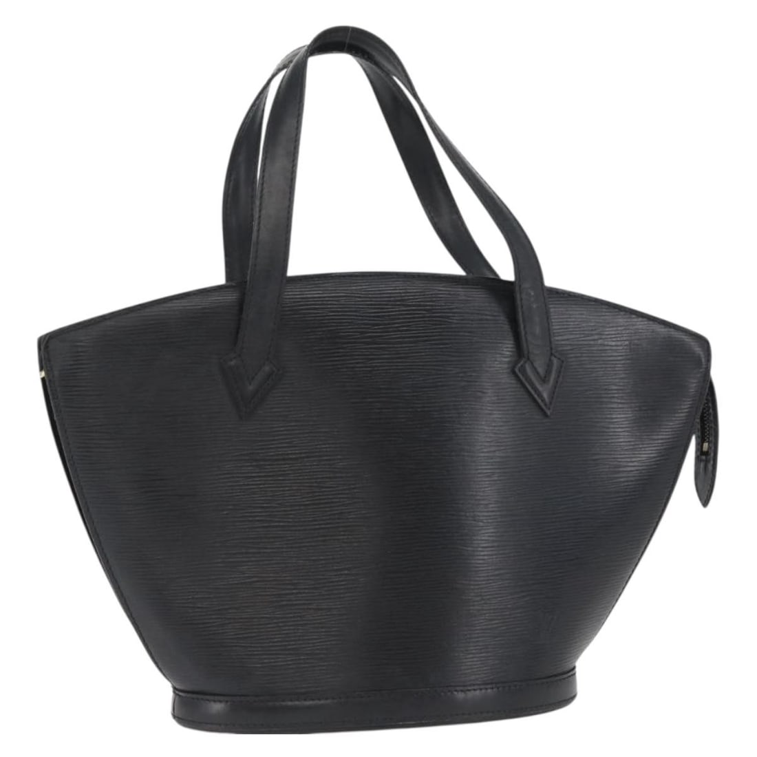 Louis Vuitton Saint Jacques Epi Leather Handbag Black M52272: Louis Vuitton Saint Jacques Epi Leather Handbag Black M52272 Louis Vuitton Saint Jacques hand bag in black Epi leather, made in France. This pre-owned bag is identified by product no. M52272 and comes
