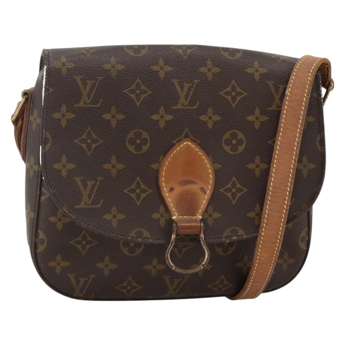 Louis Vuitton Saint Cloud GM Monogram Canvas Shoulder Bag M51242: Louis Vuitton Saint Cloud GM Monogram Canvas Shoulder Bag M51242 Louis Vuitton Monogram Saint Cloud GM shoulder bag in Monogram Canvas, made in France. The bag is identified by product number M51242 a