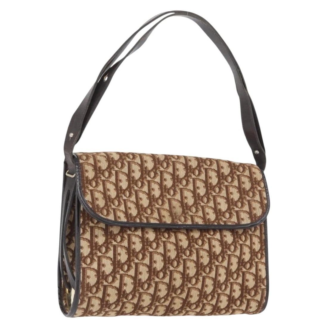 Christian Dior Trotter Canvas Shoulder Purse Beige Gold: Christian Dior Trotter Canvas Shoulder Purse Beige Gold Authentic Christian Dior shoulder bag in beige and gold Trotter canvas, made in France. This women's bag is offered without the original box or 
