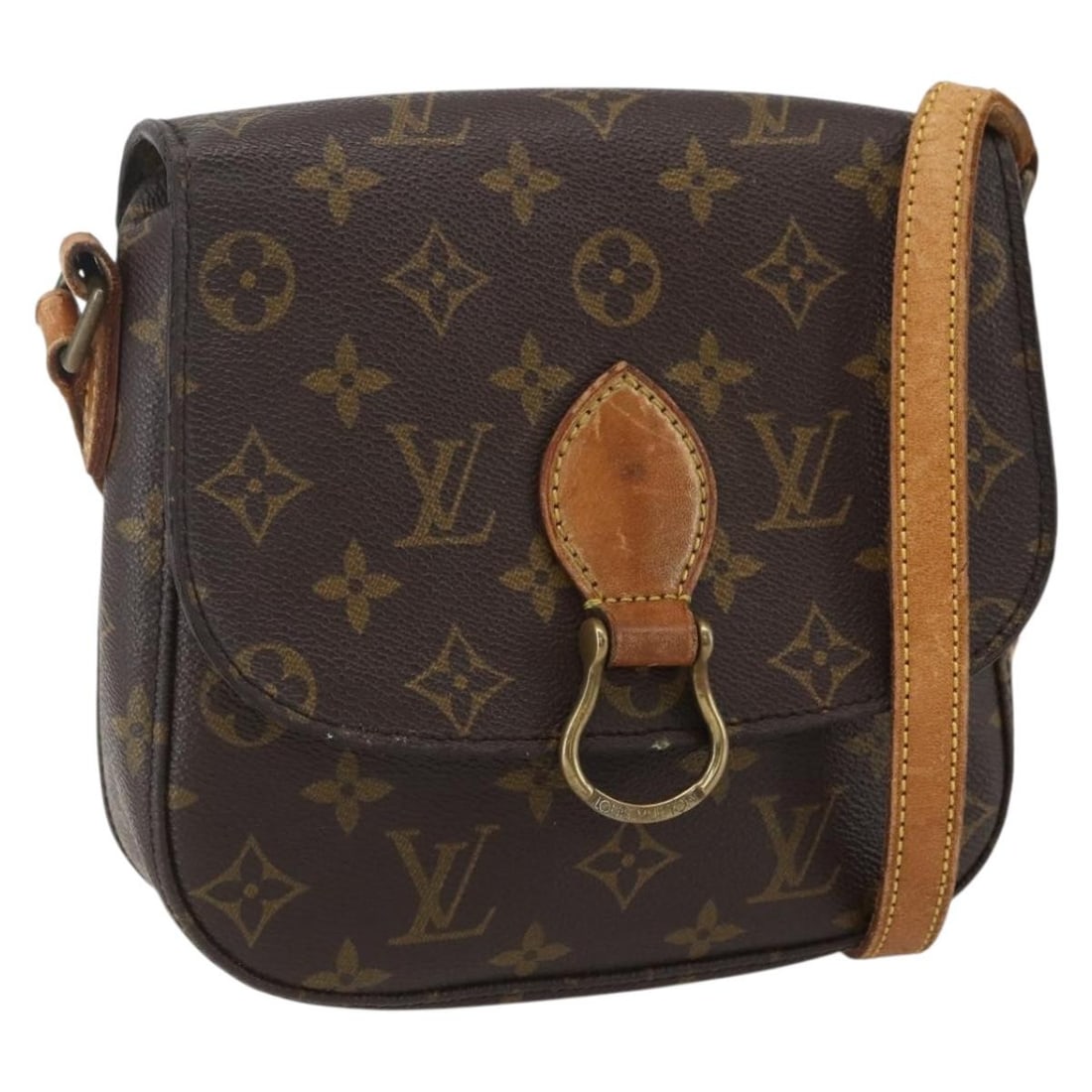 Louis Vuitton M51243 Saint Cloud MM Monogram Canvas Shoulder Bag: Louis Vuitton M51243 Saint Cloud MM Monogram Canvas Shoulder Bag Louis Vuitton Saint Cloud MM shoulder bag in Monogram canvas, model M51243, made in Germany. This women's bag includes an adjustable sh
