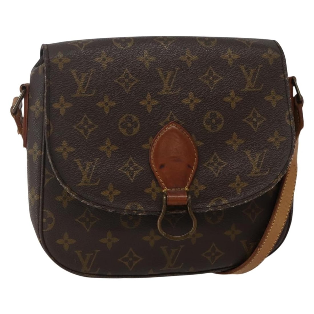 Authentic LOUIS VUITTON Monogram Saint Cloud GM Shoulder Bag M51242: Authentic LOUIS VUITTON Monogram Saint Cloud GM Shoulder Bag M51242 This authentic LOUIS VUITTON Monogram Saint Cloud GM Shoulder Bag (Product No. M51242) is a stylish and functional accessory. Crafte
