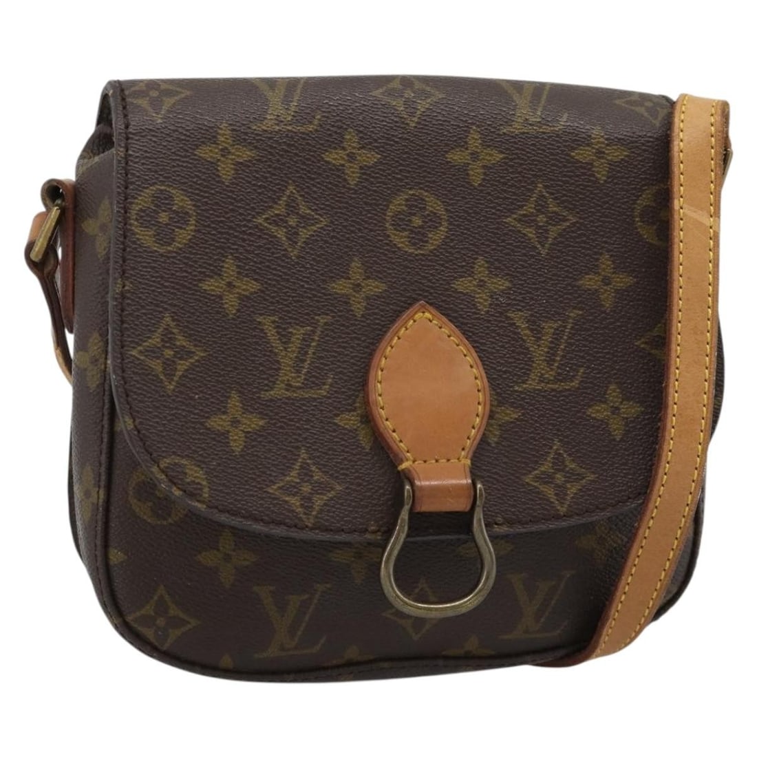 Louis Vuitton Saint Cloud MM Monogram Canvas Shoulder Bag M51243: Louis Vuitton Saint Cloud MM Monogram Canvas Shoulder Bag M51243 Louis Vuitton Saint Cloud MM shoulder bag in Monogram Canvas, made in France. This women's bag features the Monogram exterior and a sho