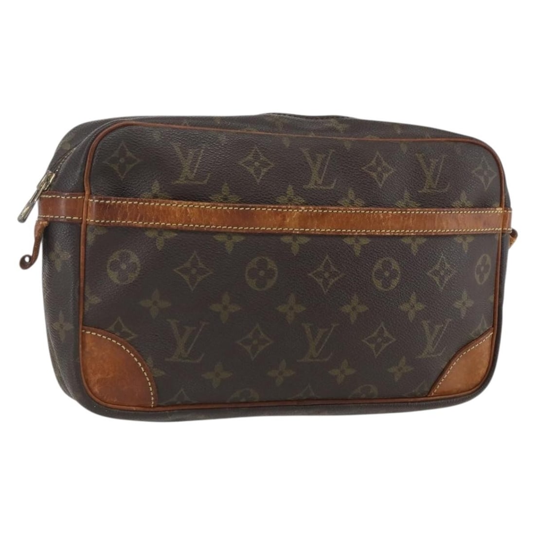 Louis Vuitton Compiegne 28 Monogram Canvas Clutch Bag M51845 France: Louis Vuitton Compiegne 28 Monogram Canvas Clutch Bag M51845 France This Louis Vuitton Compiegne 28 clutch bag features the iconic Monogram canvas exterior with a classic monogram colorway. Made in Fr