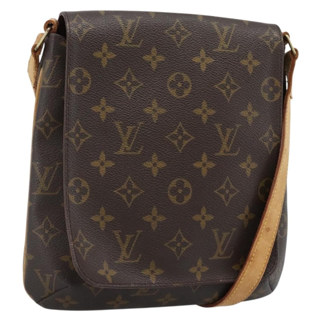 Louis Vuitton M51258 Musette Salsa Monogram Canvas Shoulder Bag: Louis Vuitton M51258 Musette Salsa Monogram Canvas Shoulder Bag Louis Vuitton Monogram Musette Salsa shoulder bag in Monogram Canvas, made in Spain. The bag features a Monogram colorway, adjustable sh