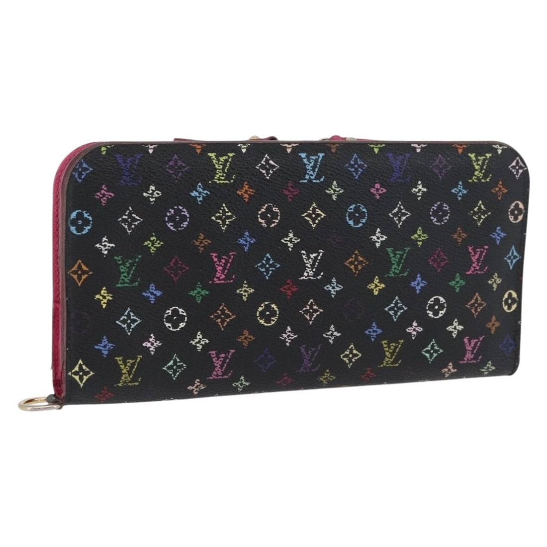 Louis Vuitton M93754 Portefeuille Insolite long wallet black multicolor canvas: Louis Vuitton M93754 Portefeuille Insolite long wallet black multicolor canvas Louis Vuitton Portefeuille Insolite long wallet in black Monogram Multicolor canvas. Made in Spain, this women's wallet s