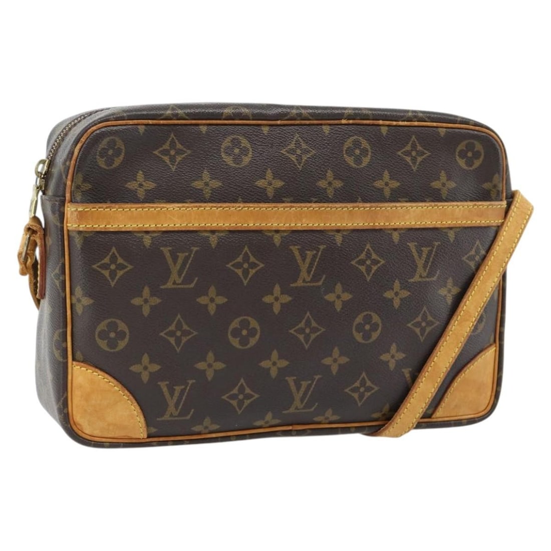 Louis Vuitton M51274 Trocadero 27 Monogram Canvas Shoulder Bag: Louis Vuitton M51274 Trocadero 27 Monogram Canvas Shoulder Bag Louis Vuitton Monogram Trocadero 27 shoulder bag in Monogram Canvas, made in France. The bag features a shoulder strap with an approximat