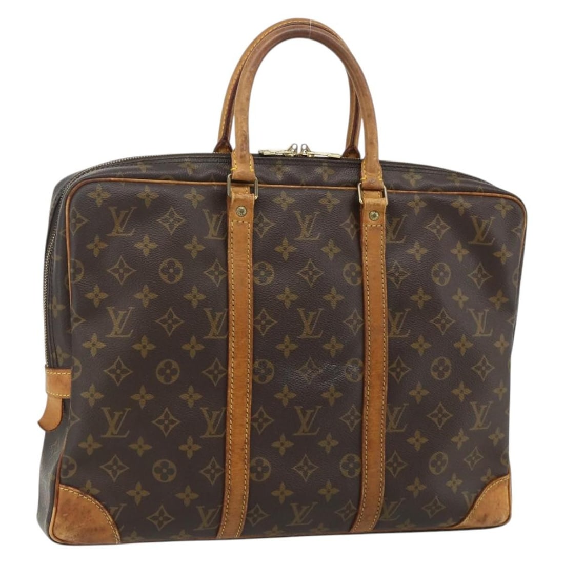 Louis Vuitton Monogram Canvas Porte Documents Voyage M53361 Business Bag: Louis Vuitton Monogram Canvas Porte Documents Voyage M53361 Business Bag This Louis Vuitton Monogram Porte Documents Voyage business bag is crafted from the brand's signature monogram canvas. Designed