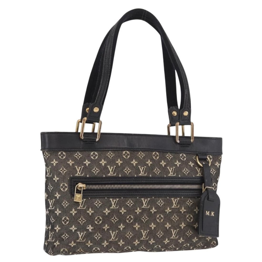Louis Vuitton Lucille PM M92610 Noir Monogram Mini Canvas Handbag: Louis Vuitton Lucille PM M92610 Noir Monogram Mini Canvas Handbag Louis Vuitton Monogram Mini Lucille PM hand bag in Noir, made in France from Monogram Mini Canvas. It comes with a name tag accessory 