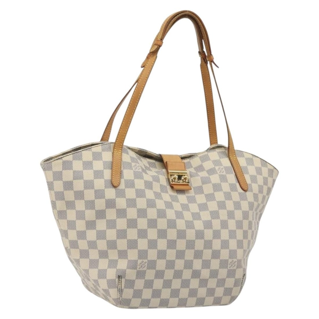 Louis Vuitton Salina PM Damier Azur Canvas Shoulder Bag N41208: Louis Vuitton Salina PM Damier Azur Canvas Shoulder Bag N41208 Louis Vuitton Damier Azur Salina PM shoulder bag in Damier Azur canvas, made in France. This pre-owned bag is identified by product numbe