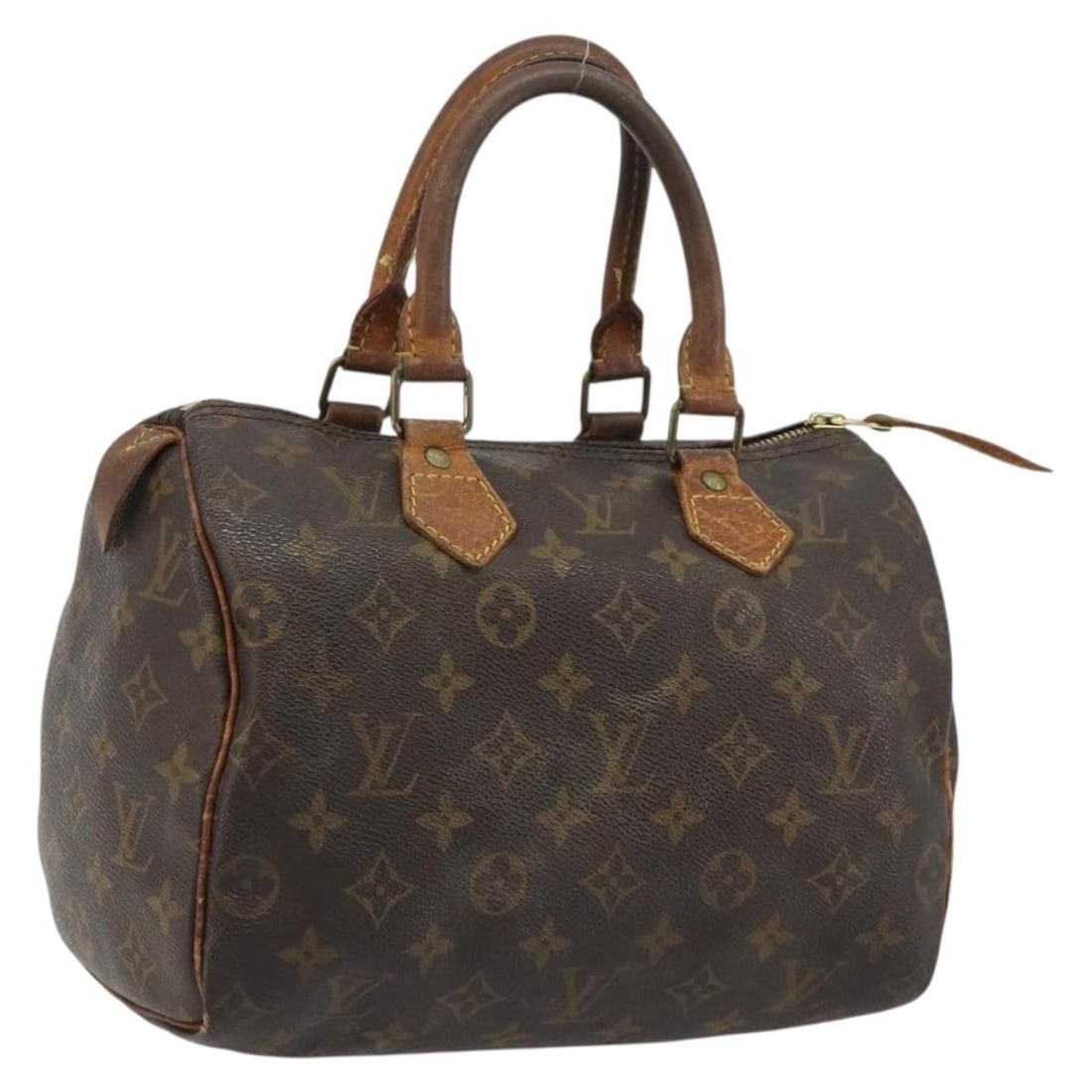 Louis Vuitton M41528 Speedy 25 Monogram Canvas Handbag: Louis Vuitton M41528 Speedy 25 Monogram Canvas Handbag Louis Vuitton Monogram Speedy 25 handbag in Monogram Canvas, made in France. The bag is identified by product no. M41528 and serial no. VI0992. I