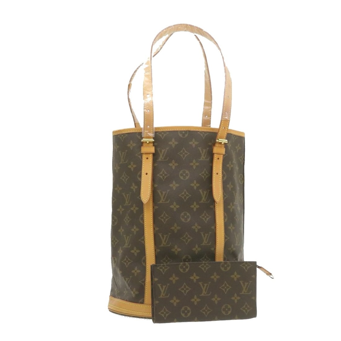 Louis Vuitton M42236 Bucket GM Monogram Canvas Shoulder Bag: Louis Vuitton M42236 Bucket GM Monogram Canvas Shoulder Bag A Louis Vuitton Monogram Bucket GM shoulder bag in Monogram Canvas, made in France. The bag is identified by product number M42236 and seria