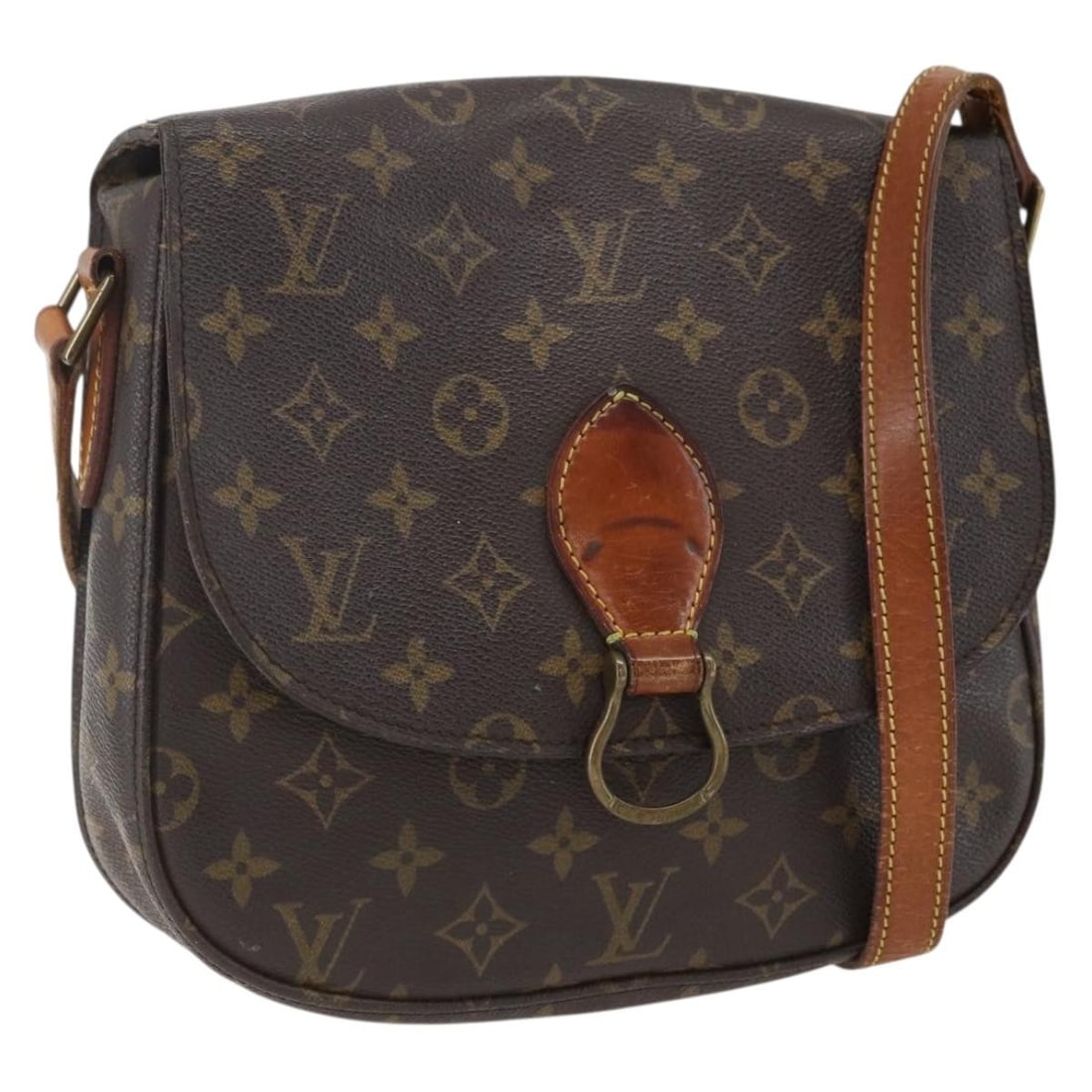Louis Vuitton Saint Cloud GM Shoulder Bag in Monogram Canvas M51242: Louis Vuitton Saint Cloud GM Shoulder Bag in Monogram Canvas M51242 Louis Vuitton Monogram Saint Cloud GM shoulder bag crafted from signature monogram canvas. This French-made bag features a spacious 
