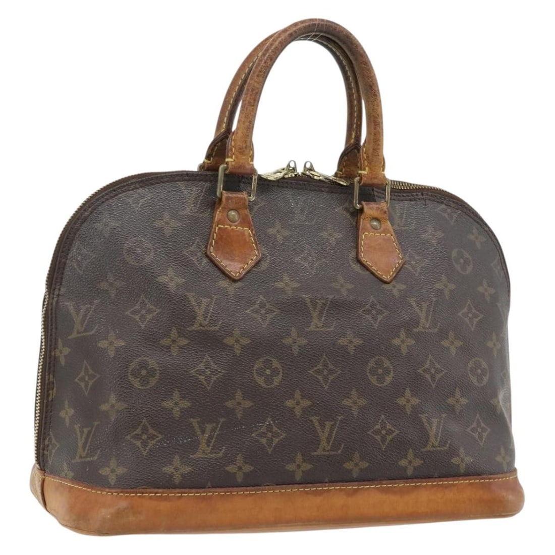 Louis Vuitton Alma PM Monogram Canvas Handbag M53151: Louis Vuitton Alma PM Monogram Canvas Handbag M53151 This Louis Vuitton Alma PM handbag is crafted in Monogram Canvas and presented in the classic Monogram colorway. Made in France, it features a stru