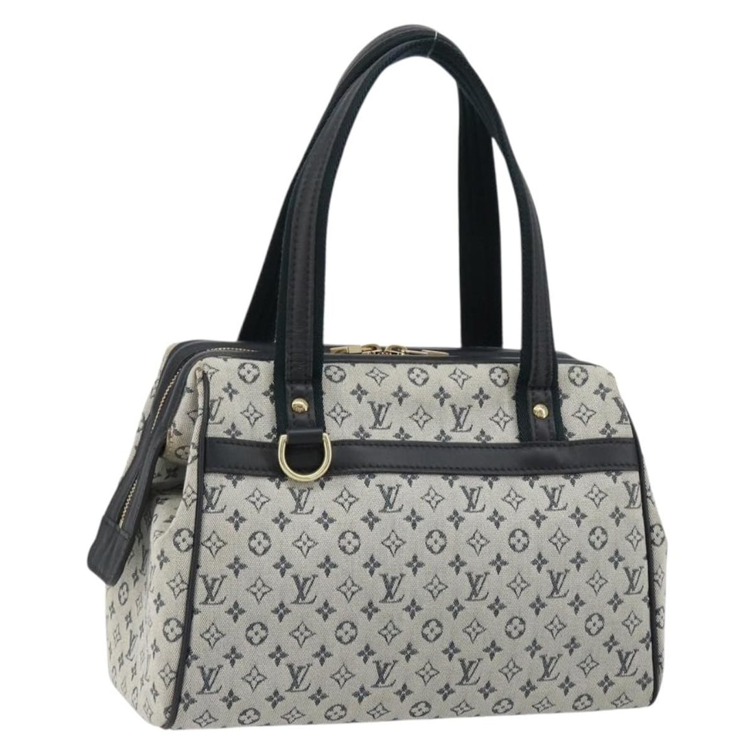 Louis Vuitton Josephine PM Blue Monogram Mini Canvas Handbag M92049 (1 of 18)