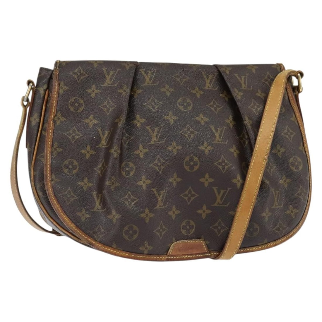 LOUIS VUITTON Monogram Menilmontant MM Shoulder Bag M40473 Auth: LOUIS VUITTON Monogram Menilmontant MM Shoulder Bag M40473 Auth Introducing the LOUIS VUITTON Monogram Menilmontant MM Shoulder Bag, a stylish and functional accessory crafted from premium Monogram Ca