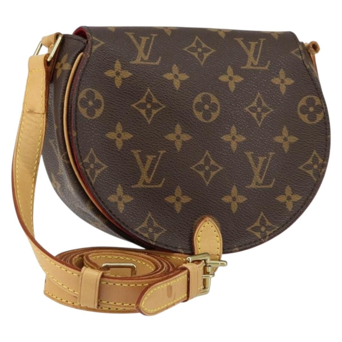 Louis Vuitton M51179 Tambourine Monogram Canvas Shoulder Bag: Louis Vuitton M51179 Tambourine Monogram Canvas Shoulder Bag Louis Vuitton Monogram Tambourine Shoulder Bag in Monogram Canvas. Made in France, this shoulder bag features a shoulder strap with an appr