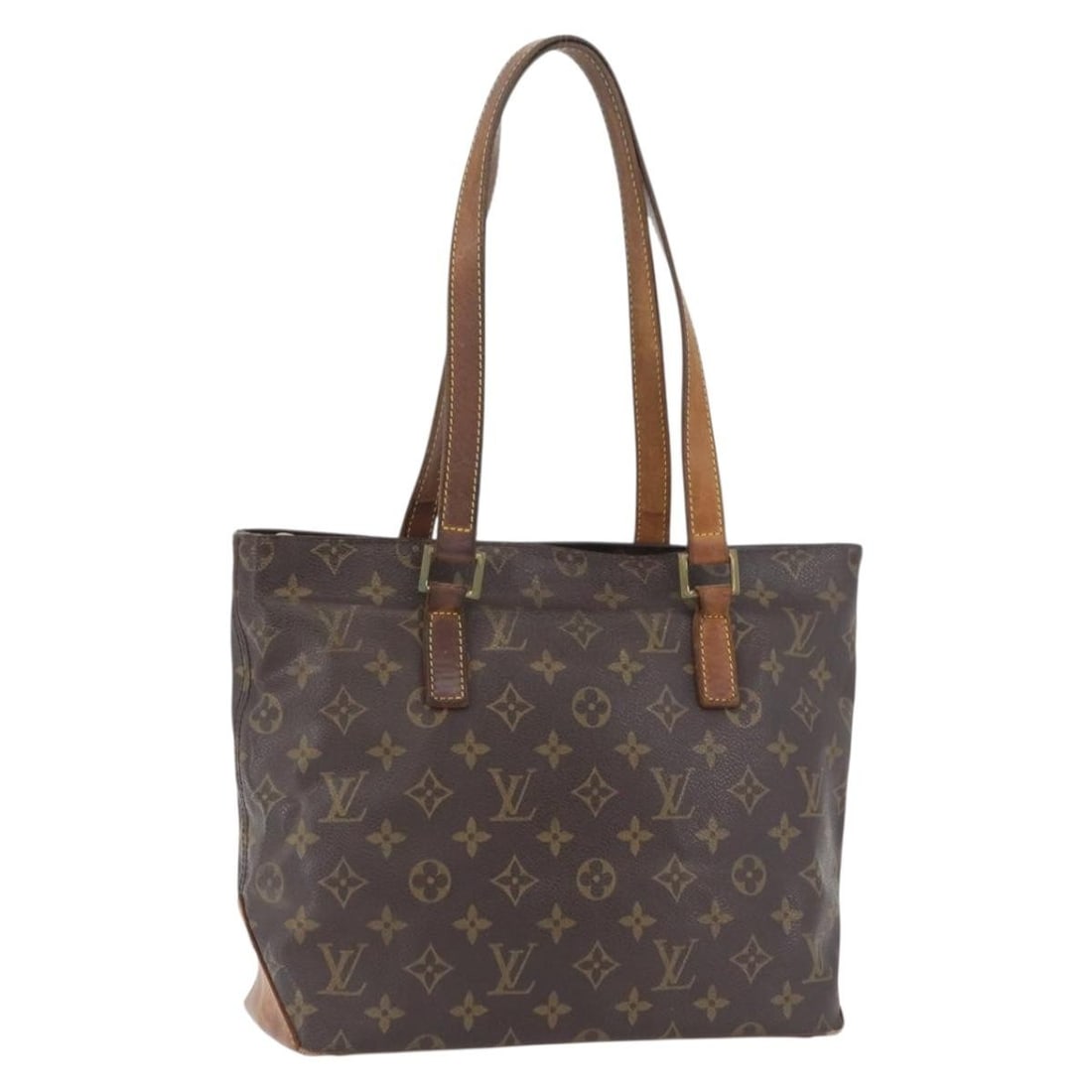 Louis Vuitton Cabas Mezzo Monogram Canvas Tote Bag M51151: Louis Vuitton Cabas Mezzo Monogram Canvas Tote Bag M51151 This Louis Vuitton Monogram Cabas Mezzo tote bag features the brand's iconic monogram canvas and is designed for women. The bag has a spacious
