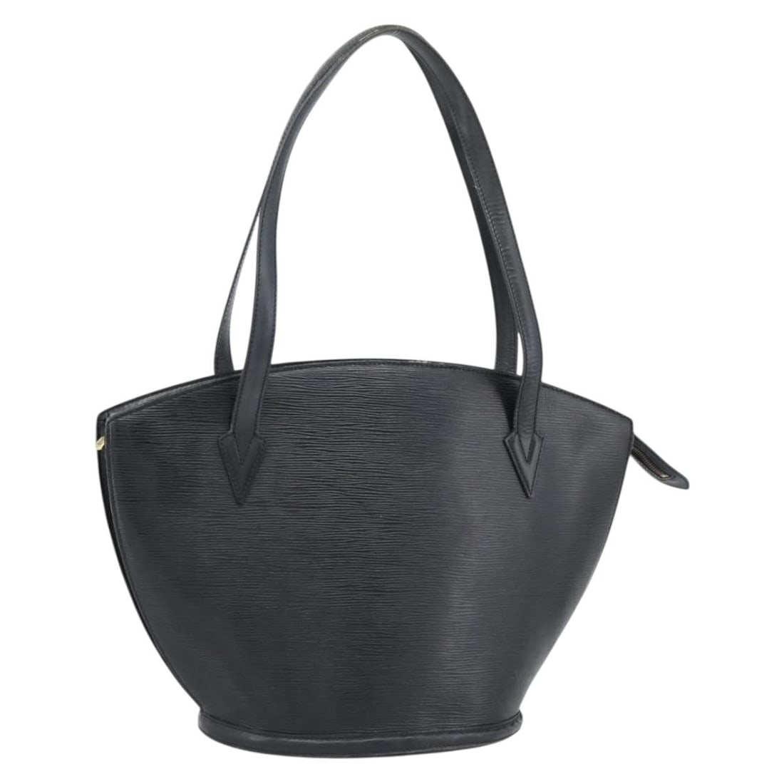 Louis Vuitton M52272 Saint Jacques Epi Leather Shoulder Bag Black: Louis Vuitton M52272 Saint Jacques Epi Leather Shoulder Bag Black Louis Vuitton Saint Jacques Shopping shoulder bag in black Epi leather. This women's bag is made in France and features a structured s