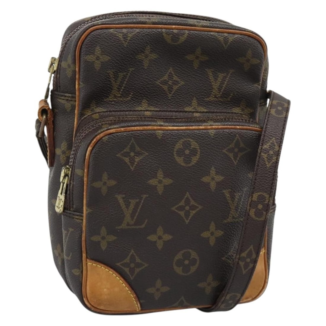 Louis Vuitton M45236 Amazon Monogram Canvas Shoulder Bag: Louis Vuitton M45236 Amazon Monogram Canvas Shoulder Bag Louis Vuitton Monogram Amazon Shoulder Bag in Monogram Canvas, made in France. This shoulder bag features a monogram color/pattern and comes wi