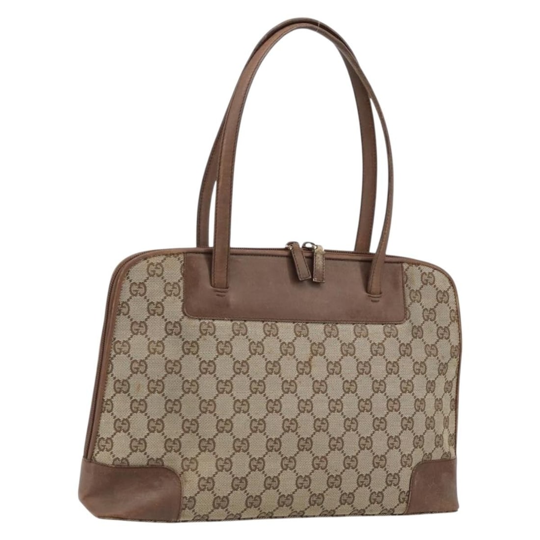 Beige Gold GG Canvas Handbag by Gucci Model 002 1122 2684: Beige Gold GG Canvas Handbag by Gucci Model 002 1122 2684 This is a women's Gucci GG Canvas hand bag in beige and gold tones. The exterior is crafted from signature GG canvas, complemented by leather 