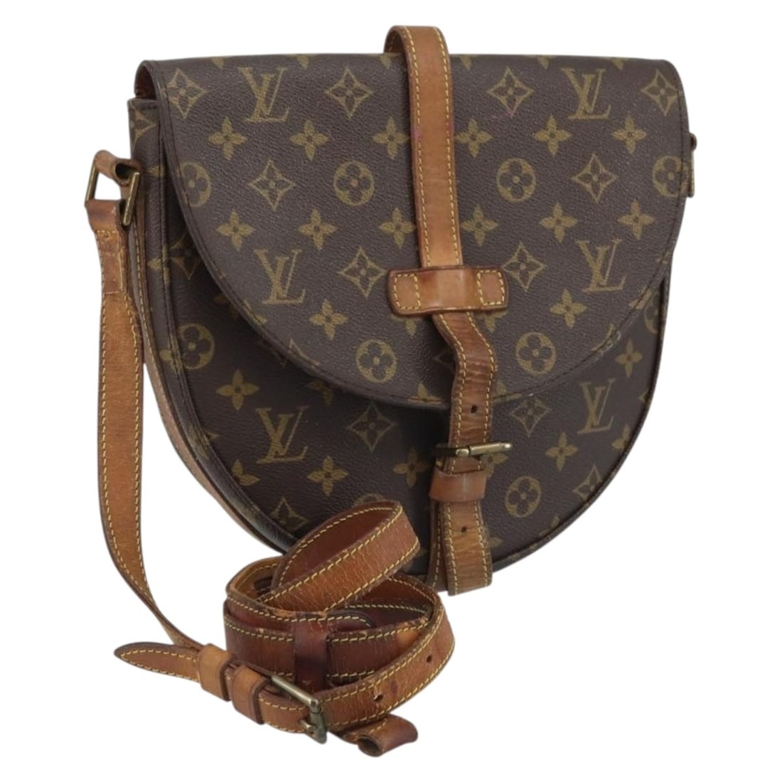 Monogram Canvas Chantilly GM Shoulder Purse by Louis Vuitton M51232: Monogram Canvas Chantilly GM Shoulder Purse by Louis Vuitton M51232 This is a Louis Vuitton Monogram Chantilly GM shoulder bag, model M51232, crafted from monogram canvas. The bag features a spacious 