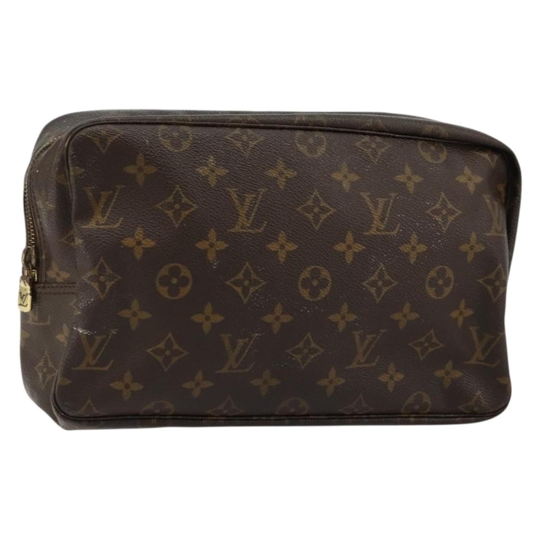 Louis Vuitton M47522 Monogram Canvas Clutch Bag France: Louis Vuitton M47522 Monogram Canvas Clutch Bag France Louis Vuitton Trousse Toilette 28 clutch bag in Monogram Canvas, made in France. The bag measures approximately 28 cm wide, 16 cm high, and 8 cm 