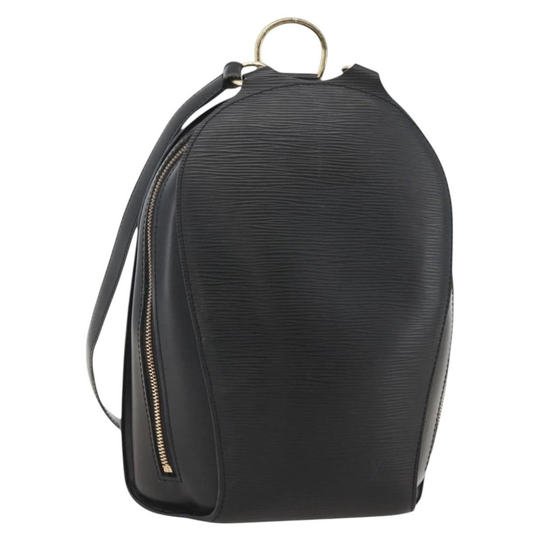 Louis Vuitton Mabillon Black Epi Leather Backpack M52232: Louis Vuitton Mabillon Black Epi Leather Backpack M52232 Louis Vuitton Epi Mabillon Backpack in black Epi leather, made in France. This women's backpack is model M52232 and measures approximately 21 c