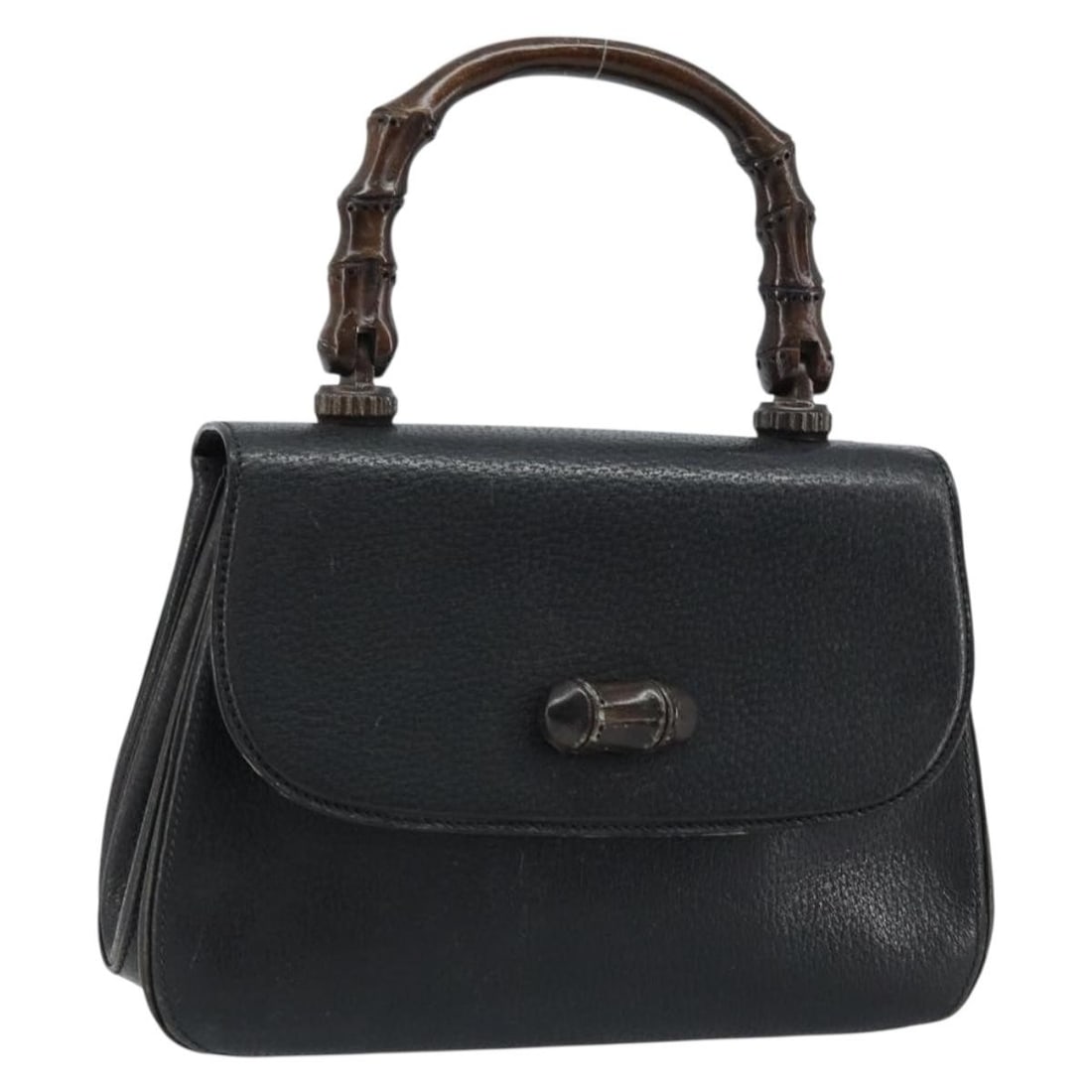 Gucci Bamboo Black Leather Handbag with Gold Accents Italy: Gucci Bamboo Black Leather Handbag with Gold Accents Italy This GUCCI Bamboo handbag features black leather with gold-tone accents. Designed for women, it is crafted in Italy and includes a bamboo han